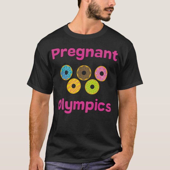Gravida donationer 8:e födelsedagen t shirt (Framsida)
