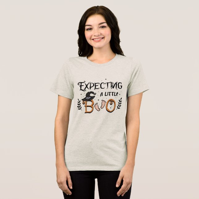 Gravida kvinnor Halloween T Shirt (Framsida Full)