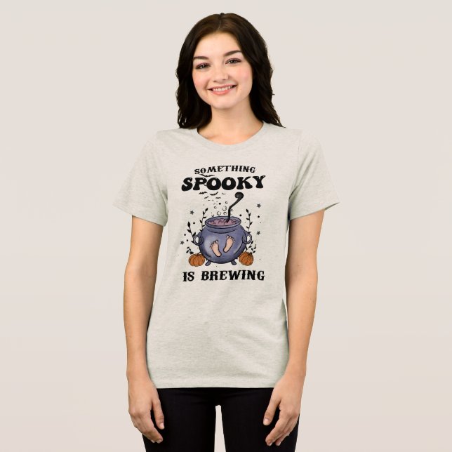 Gravida kvinnor Halloween T Shirt (Framsida Full)