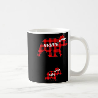Gravida kvinnor Mama Bear Graviditet Jul Pyjamas Kaffemugg