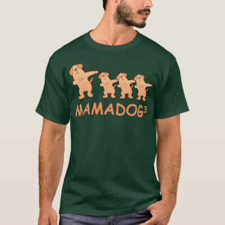 Gravida triplet hund från mor t shirt