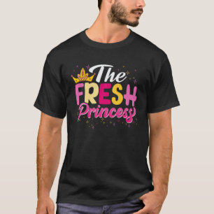 Graviden Anouncement Gende, färsk Prince Funny T Shirt