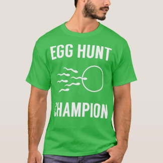 Graviden Egg Hunt Champion Funny Pappa Påsk T Shirt