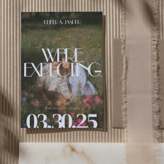 Graviden Modern typografi - Aesthetic Photo Meddelande