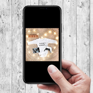 Graviden New Player Loading Funny Sonogram Photo Meddelande