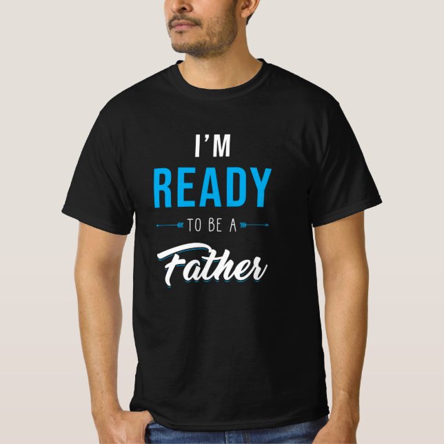 Graviden Pappa Gift Far T Shirt (Framsida)