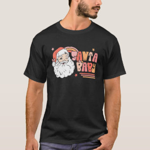 Graviden Rain i jultomten New Mamma Baby T Shirt