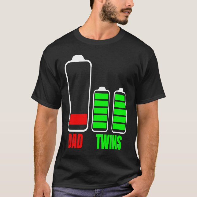 Graviden Twin Syskon T Shirt (Framsida)