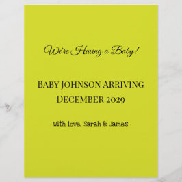 gravidens meddelande! brevhuvud