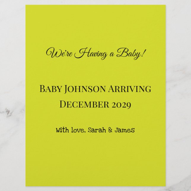 gravidens meddelande! brevhuvud (Framsida)