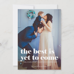 Gravidens meddelande: Det bästa är ännu för Komen Julkort