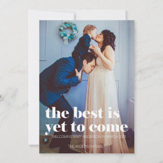 Gravidens meddelande: Det bästa är ännu för Komen Julkort