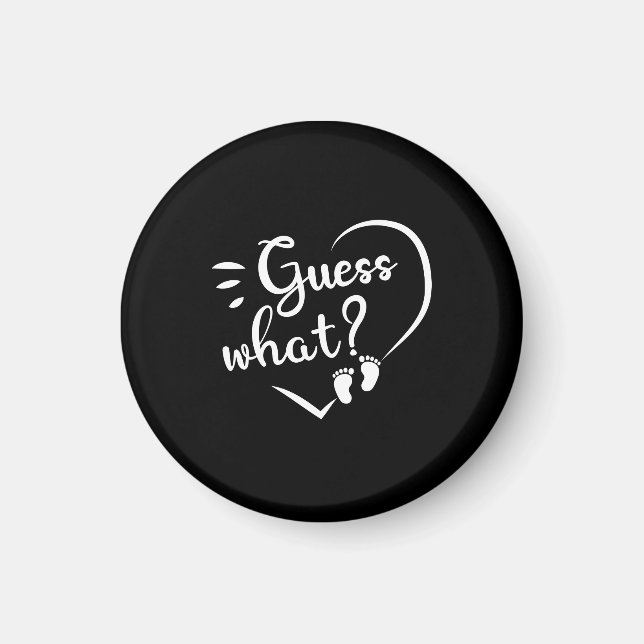 Gravidens meddelande Gissa vad Magnet (Framsidan)