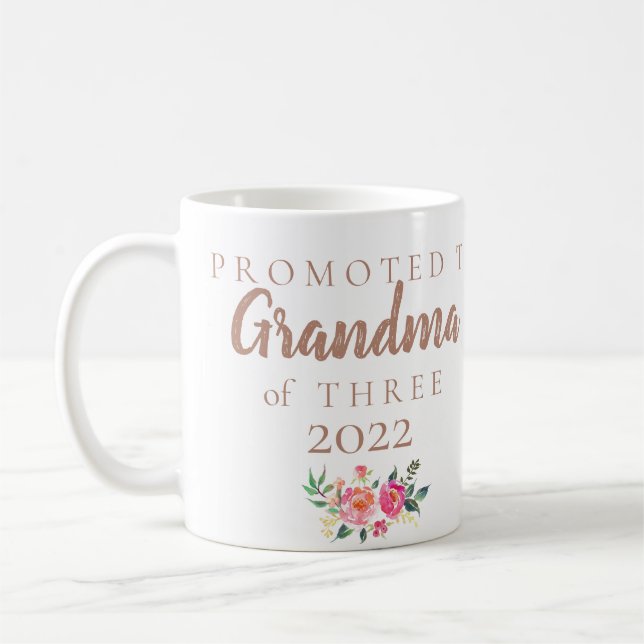 GRAVIDENS MEDDELANDE TILL GRANDMA # BARN KAFFEMUGG (Vänster)