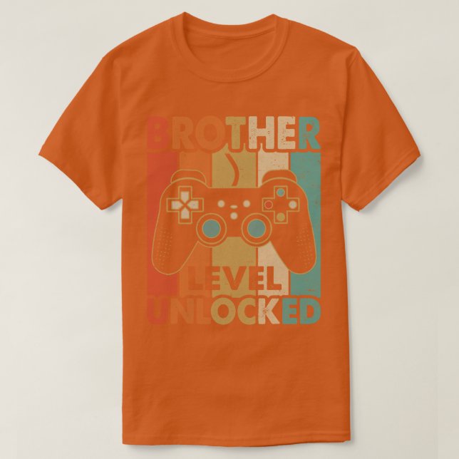 Gravidens meddelandebrodernivå upplåst snart t shirt (Design framsida)