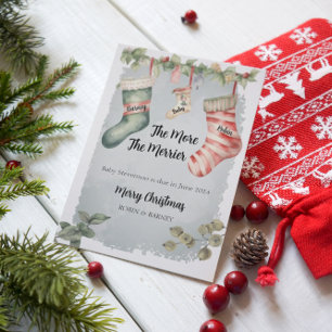 Gravidens tillkännagivande ju mer merparten blir julkort