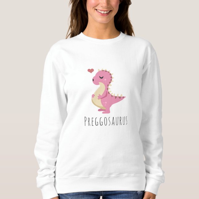 Gravidisaurus Söt Dinosaurie Flicka Bebis Baby Sho T Shirt (Framsida)