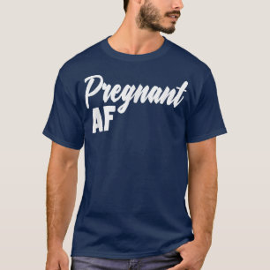 Graviditet AF Mamma Gravid Meddelande T- Shirt T