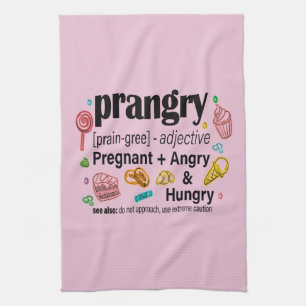 Graviditet + Arg och Hungrigt = Gravid Kökshandduk
