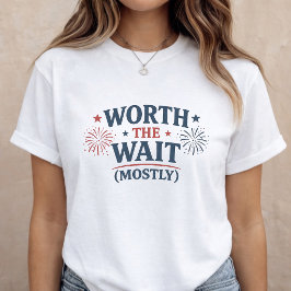 Graviditet Meddelande 4 juli Blivande Mamma T Shirt