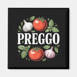 Graviditet Meddelande Prego Pasta sås Rolig Pre Magnet