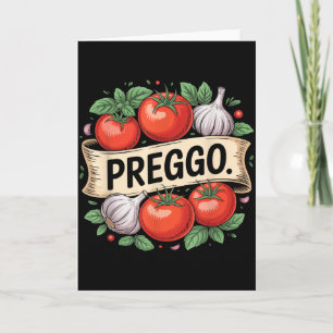 Graviditet Meddelande Prego Pastasås Rolig Pre