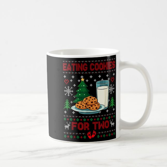 Graviditet Ny Mamma Bebis Gravid Jul Par  Kaffemugg (Höger)