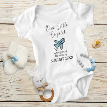 Graviditets Baby Pojke Flygplan Liten Medpilot Anp