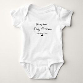 Graviditetsannonsering Babygrow, Graviditetsupptäc T Shirt