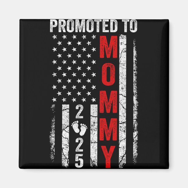 Graviditetsannonsering Mamma Est 2025 Matchande Pa Magnet (Framsidan)