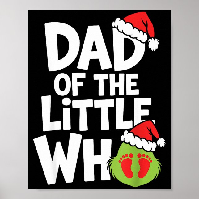 Graviditetsannonsering Pappa till den lilla som  Poster (Framsidan)