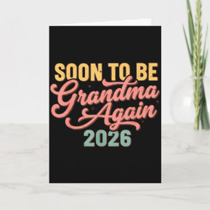 Graviditetsannonsering Snart blir mormor igen 20 Kort
