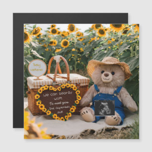 Graviditetsannonsering Solros Teddybjörn present