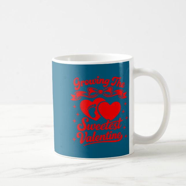 Graviditetsannonsering Växande den sötaste Alla hj Kaffemugg (Höger)