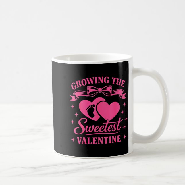 Graviditetsannonsering Växande Den Sötaste Alla Hj Kaffemugg (Höger)