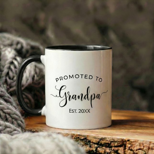 graviditetspresent till farfar mugg (pregnancy announcement gift grandpa)