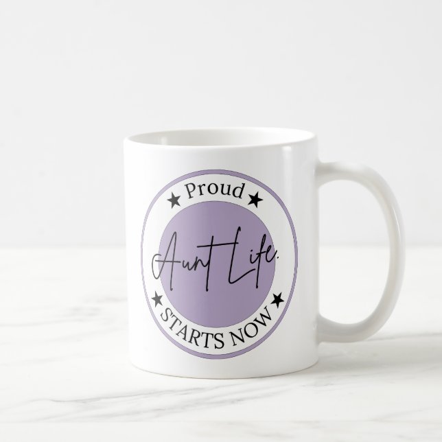 Graviditetspresent Till Moster Stolt Moster Kaffemugg (Höger)
