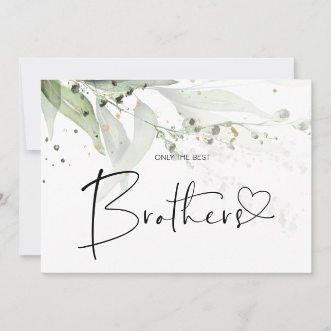 Graviditetsupptäckt Bror Nya Bebisannonser Kort (Framsida)