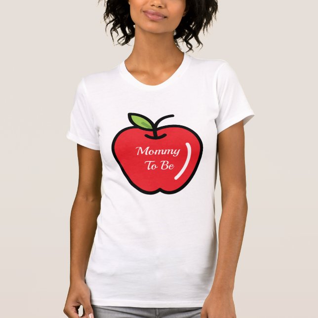 Gravidtröja – Söt T-Shirt för Baby Shower  (Framsida)