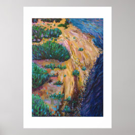 Gravière en bord de Loire Poster