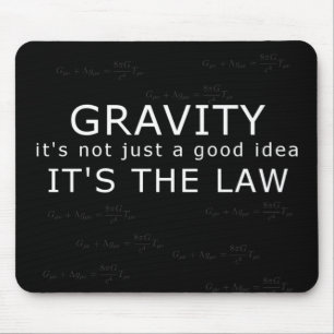 Gravitation - det är lagen! musmatta