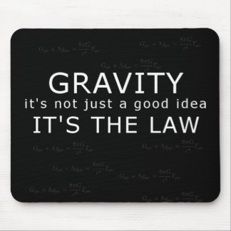Gravitation - det är lagen! musmatta