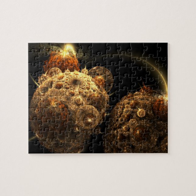 Gravitation - Fractalkonstpussel Pussel (Horisontell)