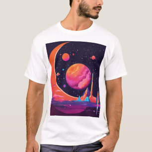 Gravitation & Magnetism i rymden – Futuristisk vet T Shirt