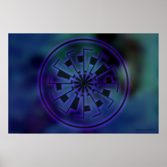 Gravitational Time Dilation Poster (Framsidan)