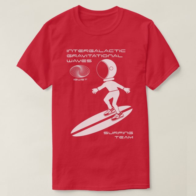 Gravitational Vågar Surfing Team T Shirt (Design framsida)