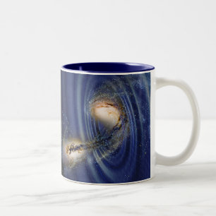 Gravitations- vågarmugg Två-Tonad mugg