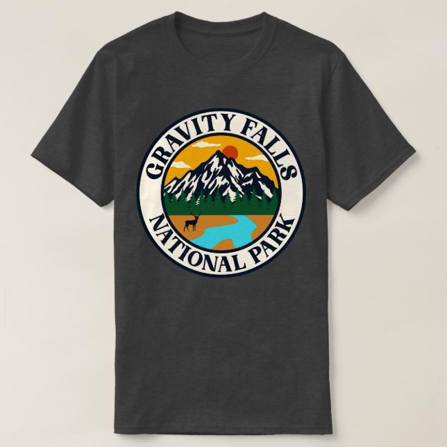 Gravitet faller nationalpark 1 t shirt (Design framsida)