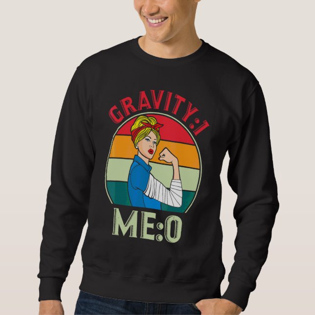 Gravity 1 Jag 0  Armfraktur 7 Lång Ärmad Tröja (Framsida)