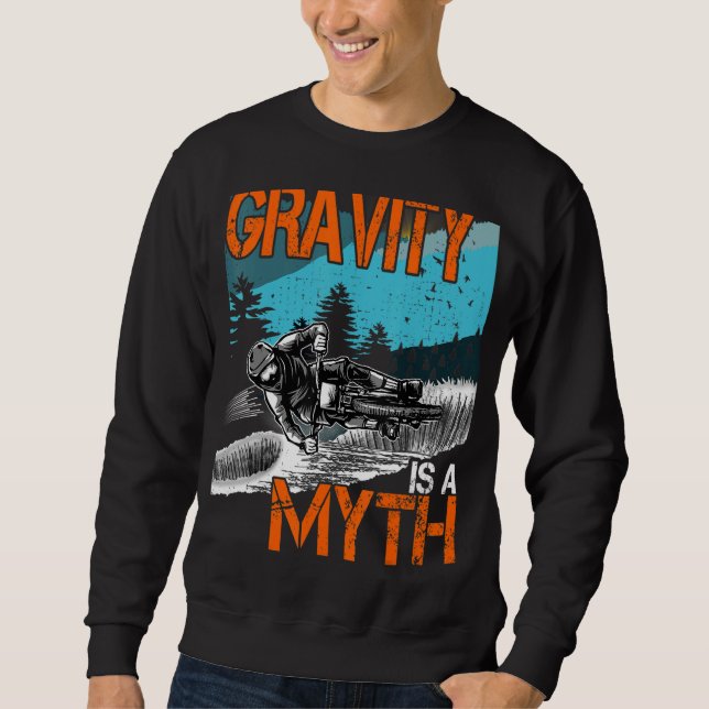 Gravity är en Myth Downhill-förslutningscykel M Lång Ärmad Tröja (Framsida)